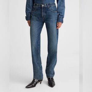 Madewell The Dean Easy Straight Jeans 28 TALL
